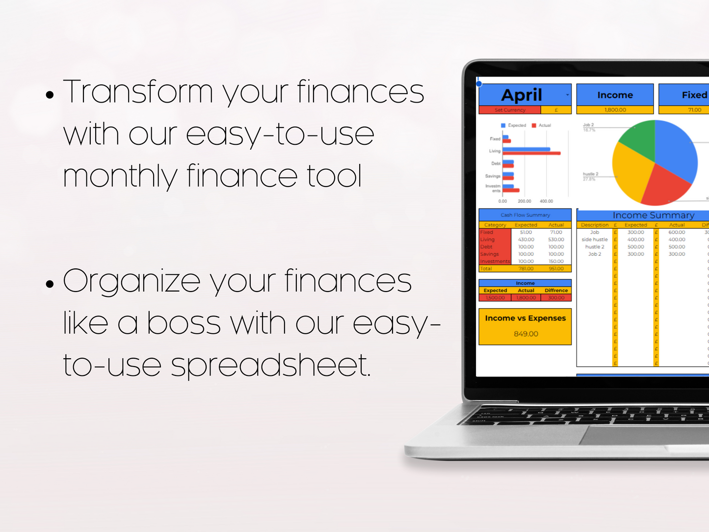 Budget Planner for Google Sheets