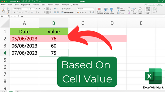 How to Color a Row in Excel Based on One Cell's Value: A Step-by-Step Guide