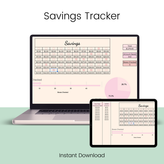 $1275 Savings Tracker