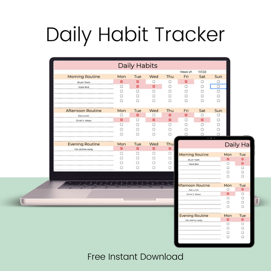 Daily Habit Tracker Journal: Achieve Your Goals Effortlessly